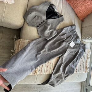 Revolve Houndstooth Vest Pant Set